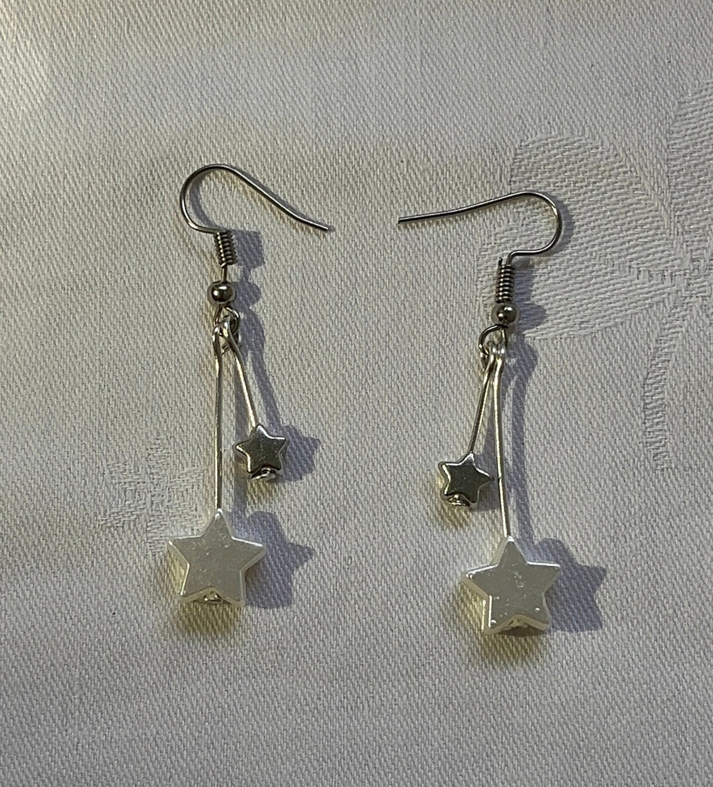 Y2K Double Star Drop Earrings
