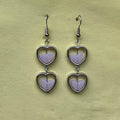 Double Hearts Y2K Dangles