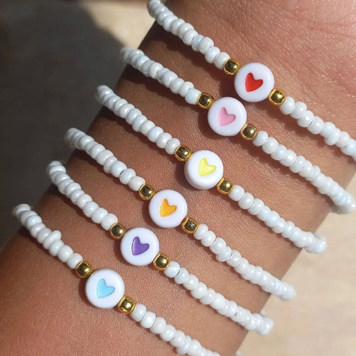 1 Pc Heart Charm Bracelet