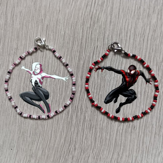 Spiderman and Gwen Matching Bracelets