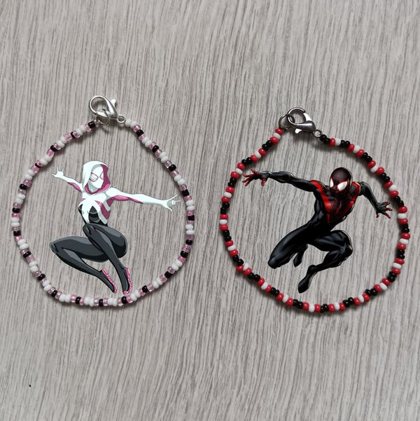 Spiderman and Gwen Matching Bracelets