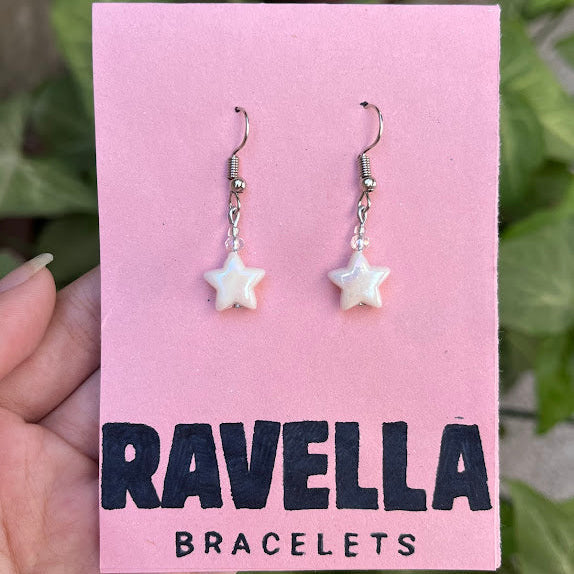 White Star Earrings | Y2K