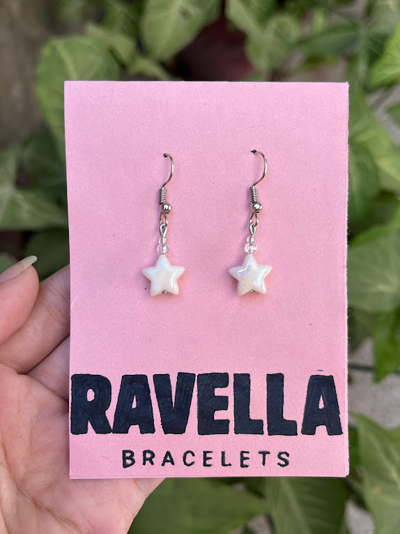 White Star Earrings | Y2K
