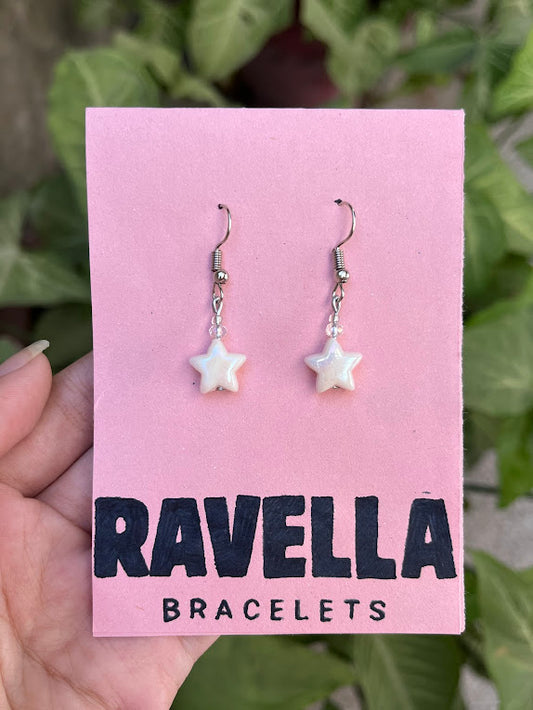 White Star Earrings | Y2K