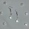 Y2K Double Star Drop Earrings