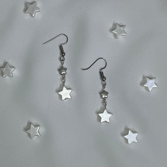 Y2K Star Drop Earrings | Indie Aesthetic