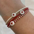 Heart Bracelet Stack - 3Pcs Set
