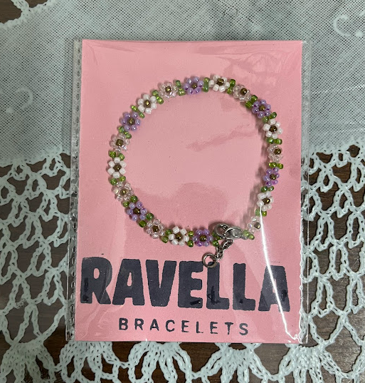 Floral Beaded Bracelet