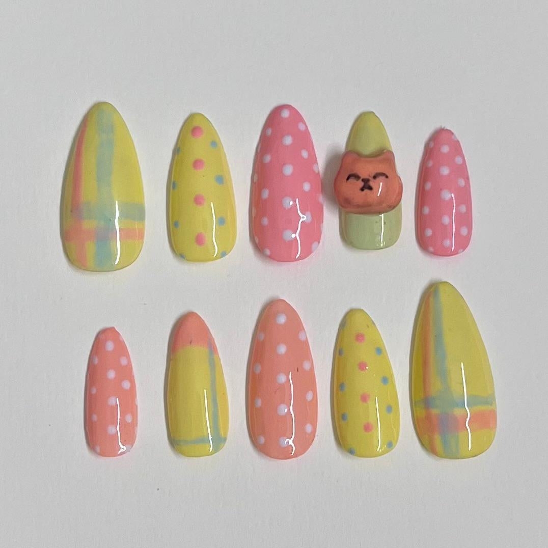 Buttercup Kitten Nails