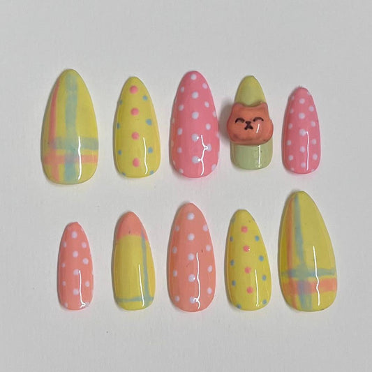 Buttercup Kitten Nails