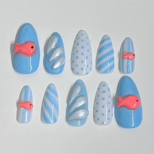 Ocean Pop Nails