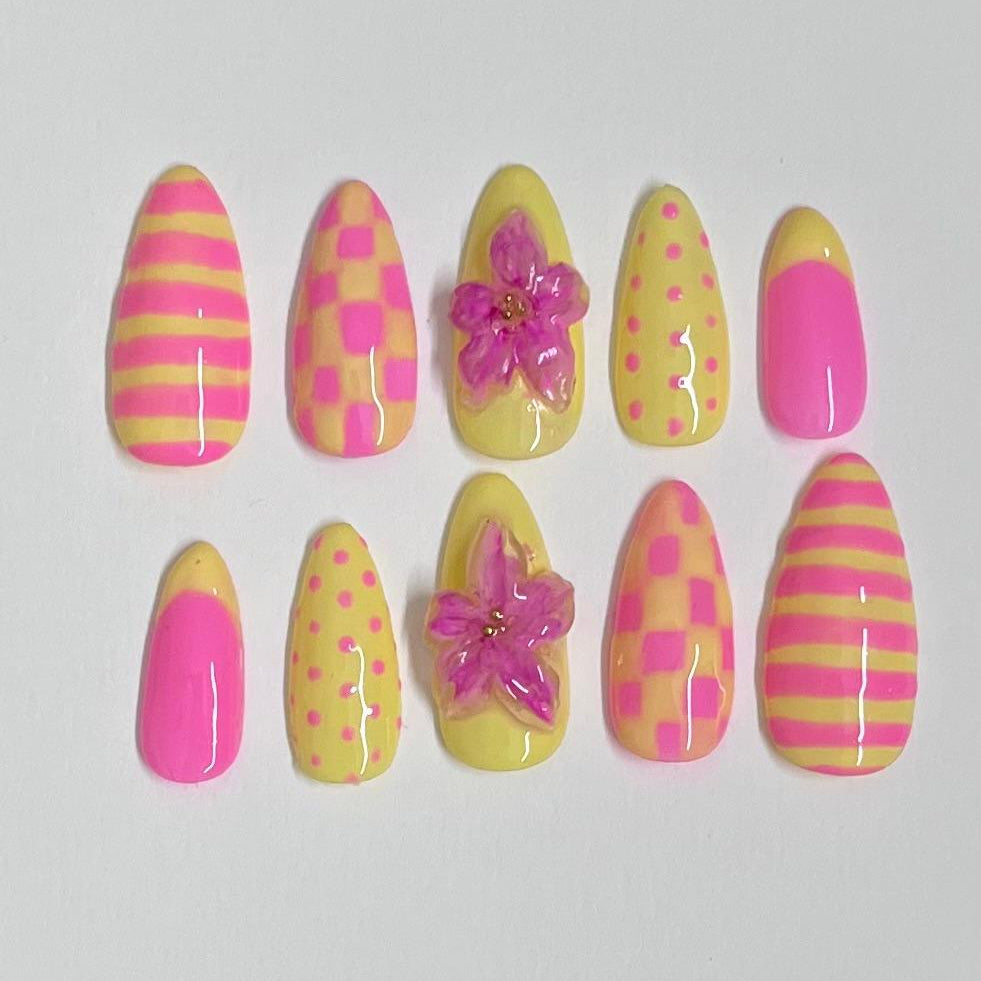 Pink Lemonade Nails