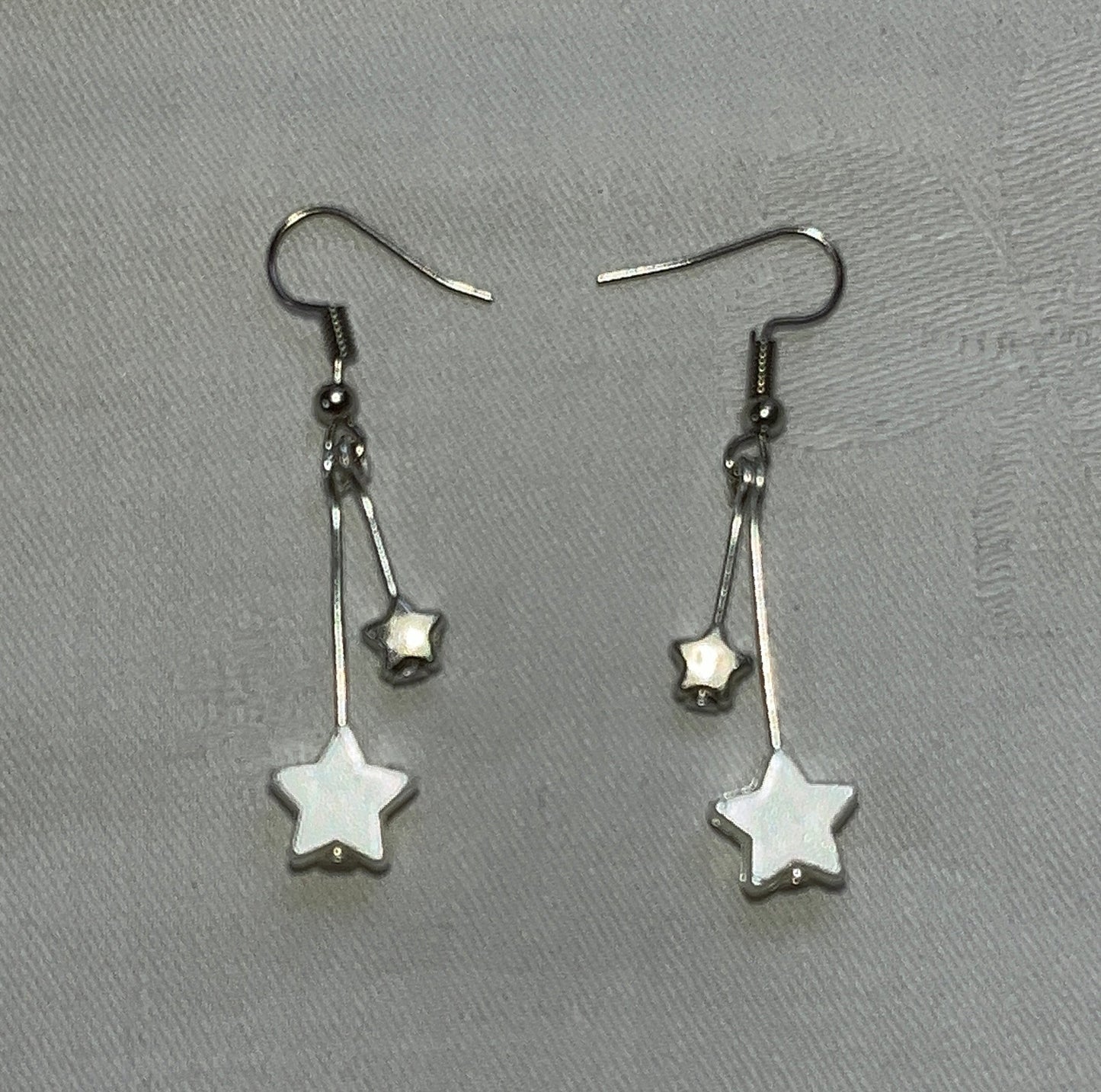Y2K Double Star Drop Earrings