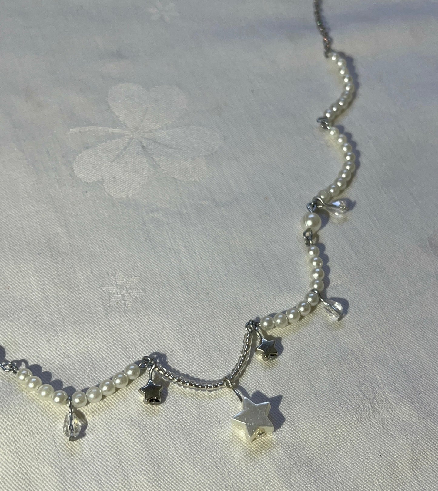 Midnight Star Pearl Necklace | Y2K