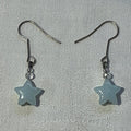 Pastel Blue Star Earrings