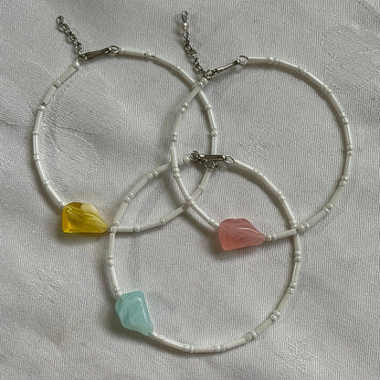 Pack of 3 Candy Stone Bangles